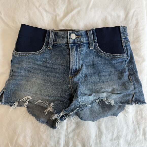 Joe's Jeans The Ozzie Maternity Jean Shorts - Size 26 - Picture 2 of 6